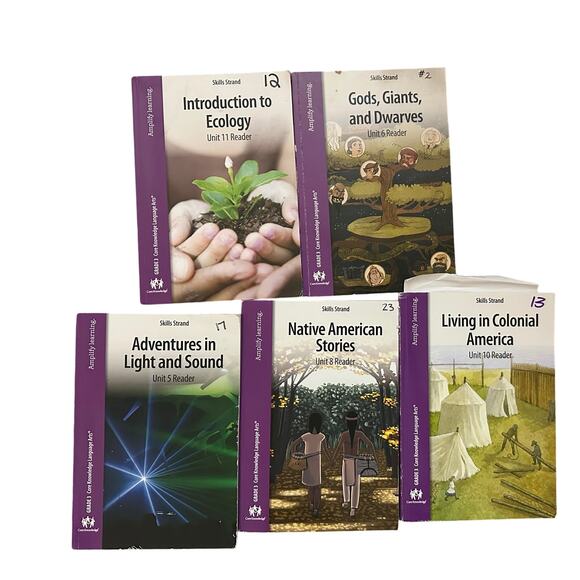 Core Knowledge Grade 3 language arts textbooks set/5 homeschool English - Picture 1 of 4